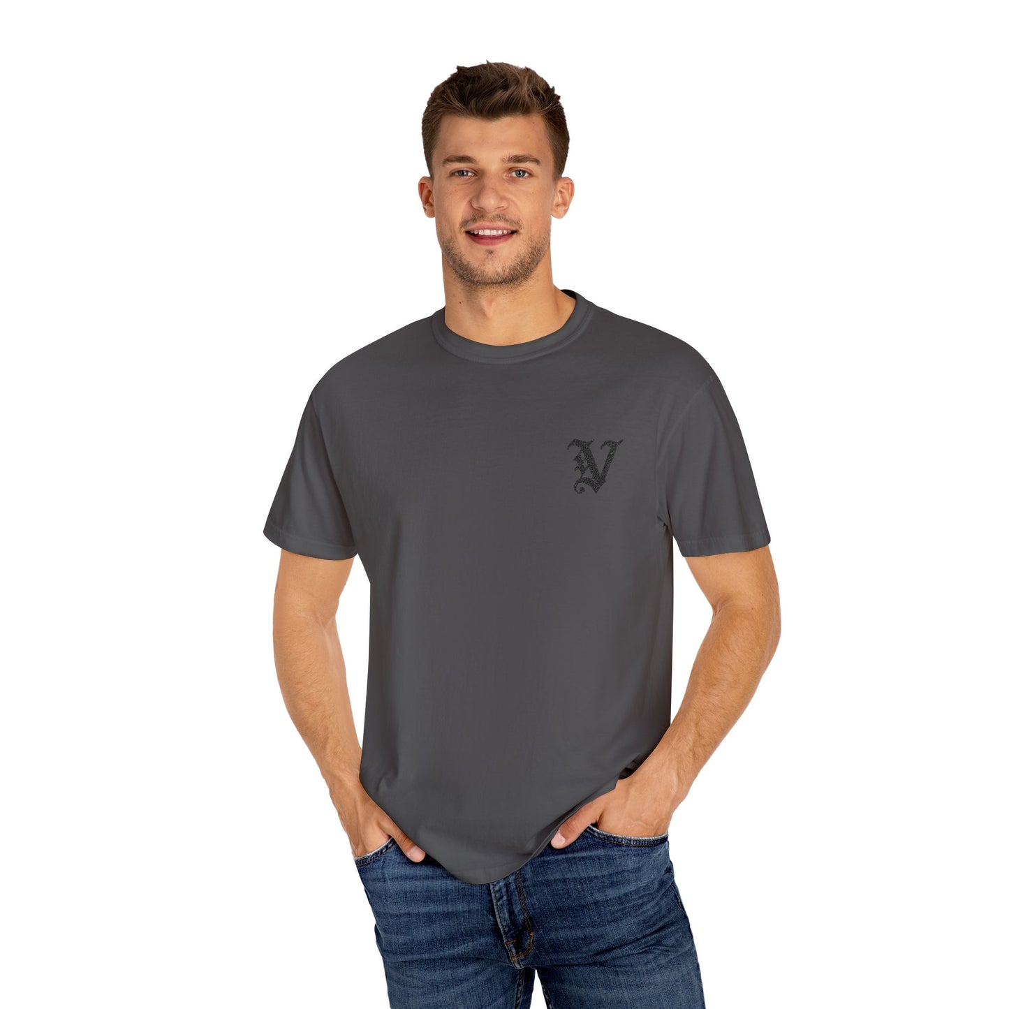 Embroidered Classic "V" Tee