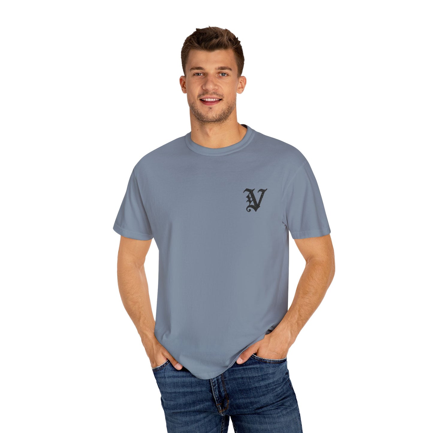 Embroidered Classic "V" Tee