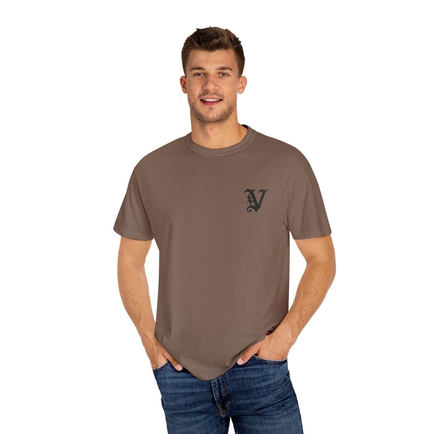 Embroidered Classic "V" Tee