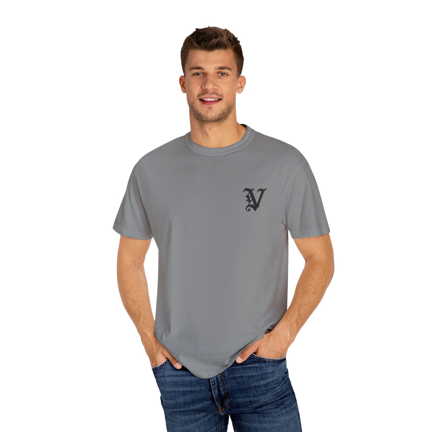 Embroidered Classic "V" Tee