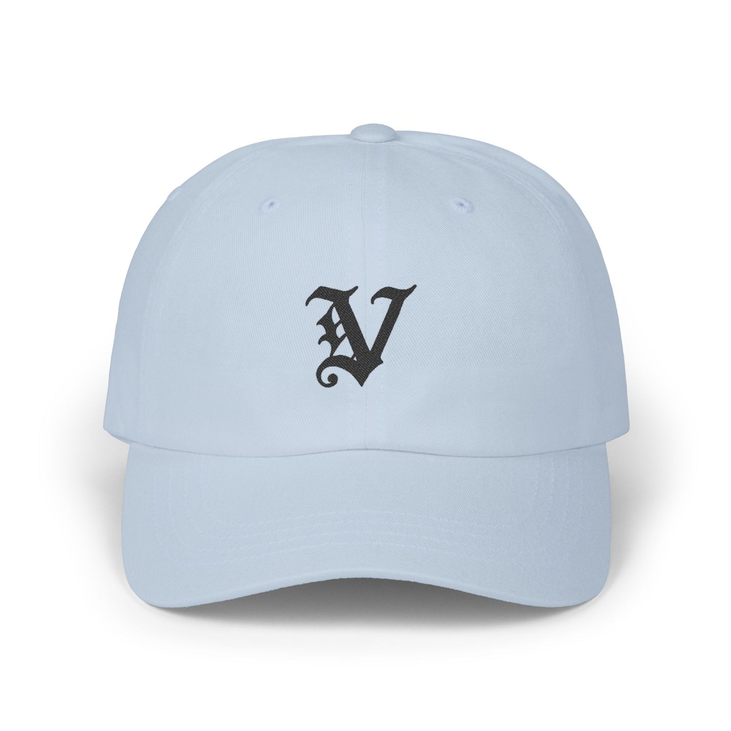 Embroidered Classic "V" Dad Cap