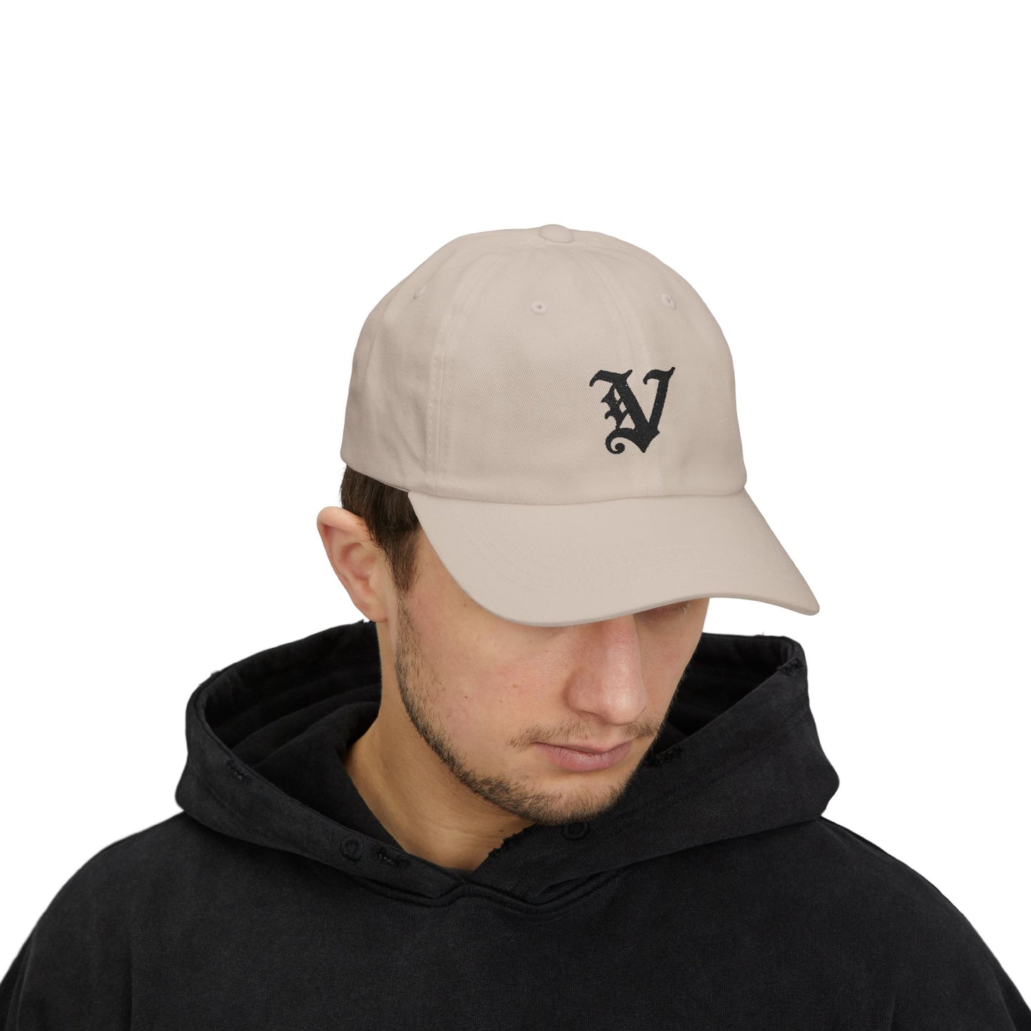 Embroidered Classic "V" Dad Cap
