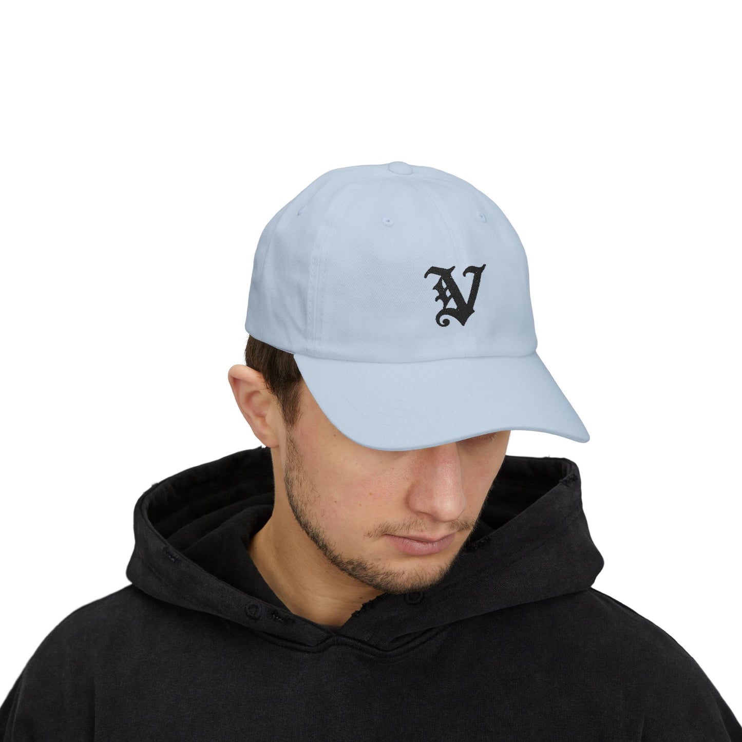 Embroidered Classic "V" Dad Cap