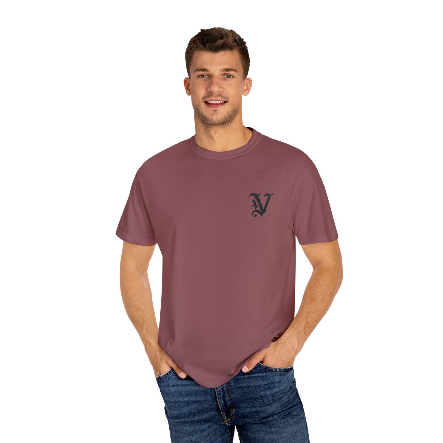 Embroidered Classic "V" Tee
