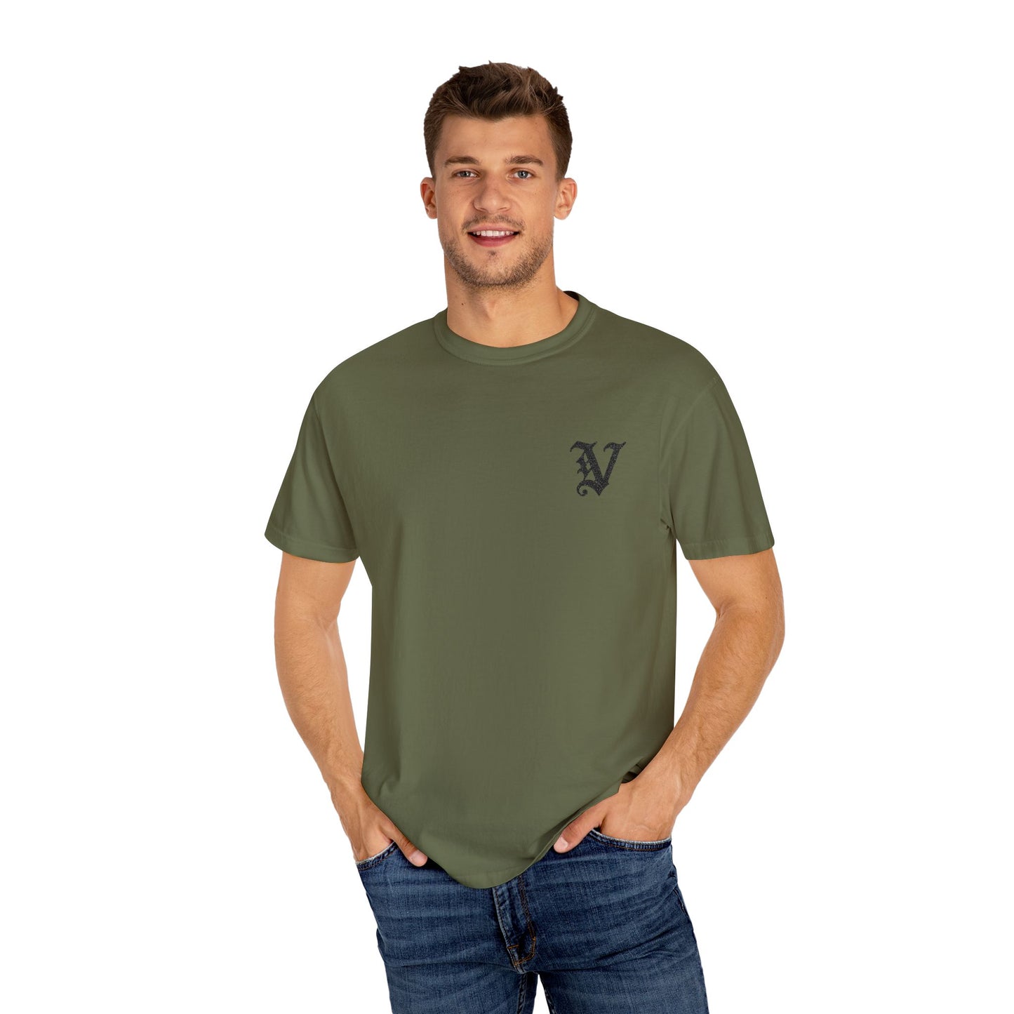 Embroidered Classic "V" Tee