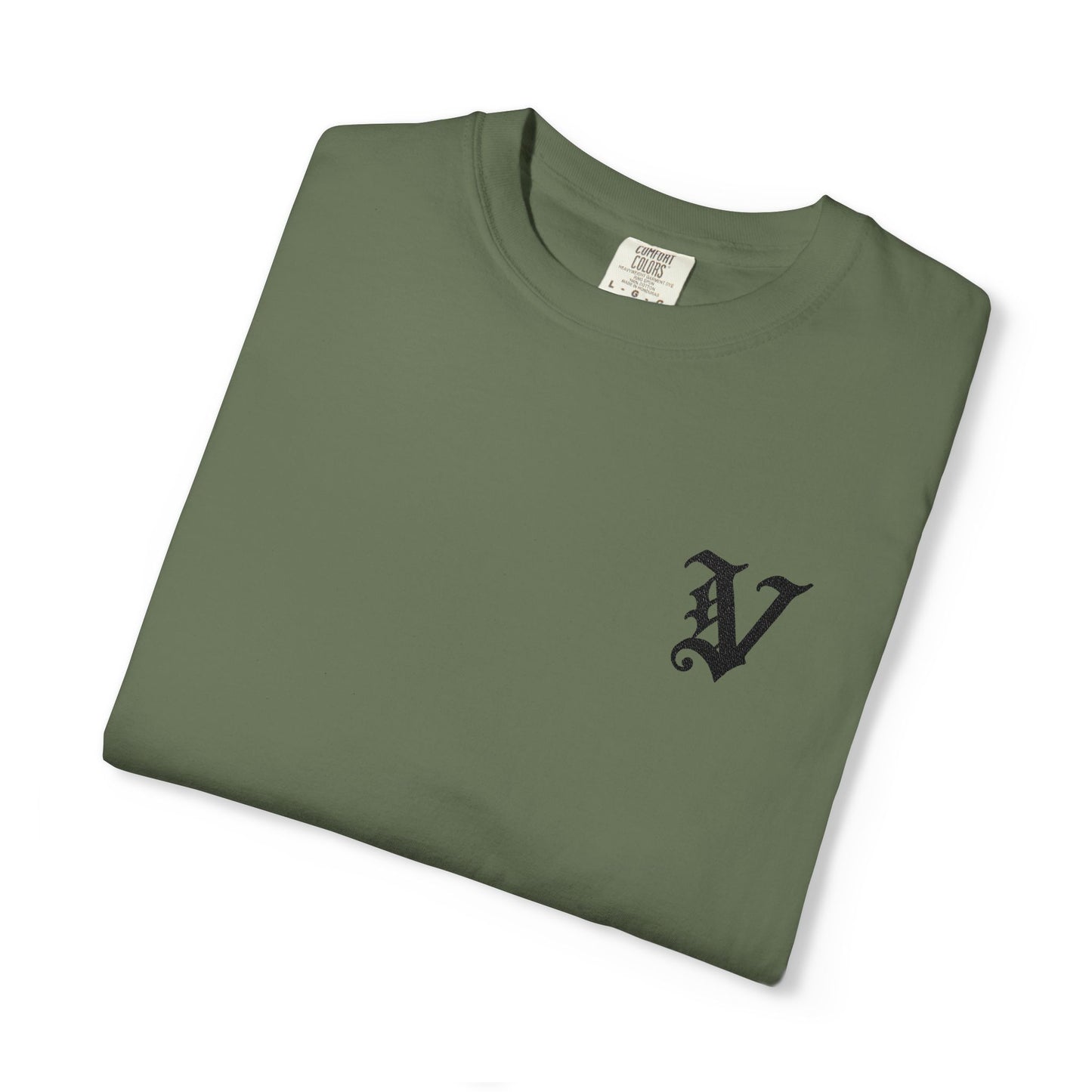 Embroidered Classic "V" Tee