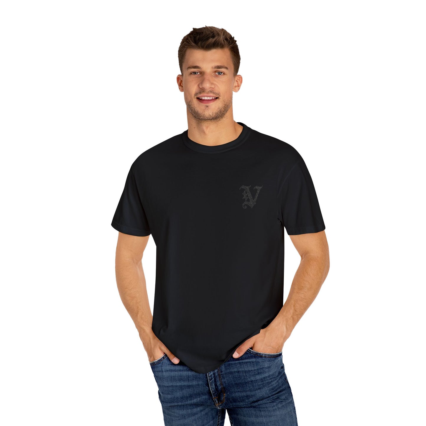 Embroidered Classic "V" Tee