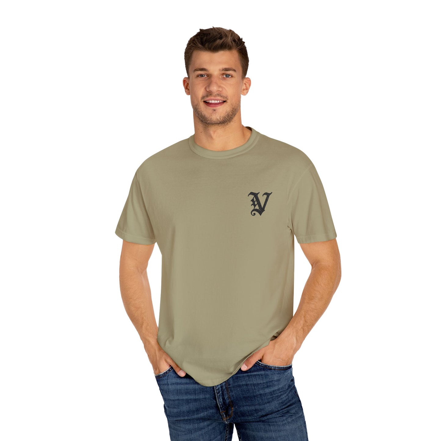 Embroidered Classic "V" Tee