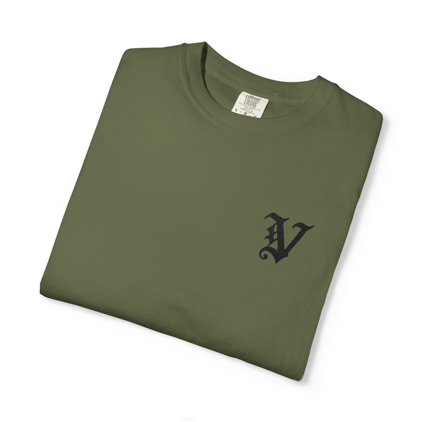 Embroidered Classic "V" Tee