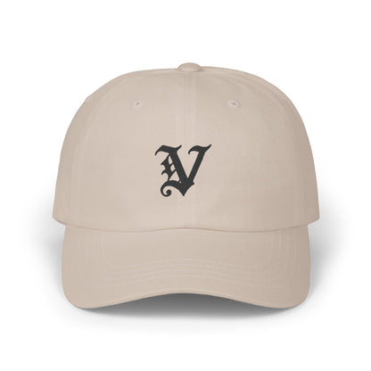Embroidered Classic "V" Dad Cap