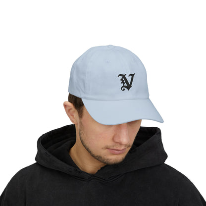 Embroidered Classic "V" Dad Cap